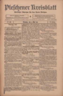 Pleschener Kreisblatt: Amtlicher Anzeiger für den Kreis Pleschen 1911.05.31 Jg.59 Nr43