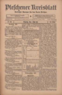 Pleschener Kreisblatt: Amtlicher Anzeiger f&uuml;r den Kreis Pleschen 1911.06.03 Jg.59 Nr44
