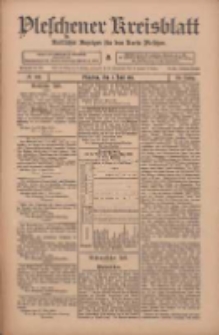 Pleschener Kreisblatt: Amtlicher Anzeiger für den Kreis Pleschen 1911.06.03 Jg.59 Nr44