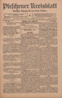 Pleschener Kreisblatt: Amtlicher Anzeiger für den Kreis Pleschen 1911.06.07 Jg.59 Nr45