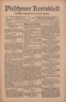 Pleschener Kreisblatt: Amtlicher Anzeiger für den Kreis Pleschen 1911.06.14 Jg.59 Nr47