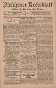 Pleschener Kreisblatt: Amtlicher Anzeiger f&uuml;r den Kreis Pleschen 1911.06.21 Jg.59 Nr49