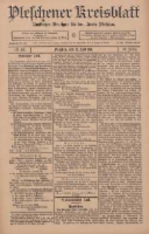 Pleschener Kreisblatt: Amtlicher Anzeiger für den Kreis Pleschen 1911.06.21 Jg.59 Nr49