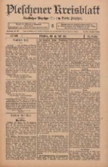 Pleschener Kreisblatt: Amtlicher Anzeiger für den Kreis Pleschen 1911.07.26 Jg.59 Nr59