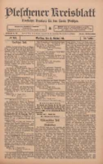 Pleschener Kreisblatt: Amtlicher Anzeiger f&uuml;r den Kreis Pleschen 1911.08.12 Jg.59 Nr64