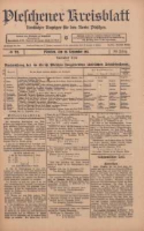 Pleschener Kreisblatt: Amtlicher Anzeiger f&uuml;r den Kreis Pleschen 1911.09.20 Jg.59 Nr75