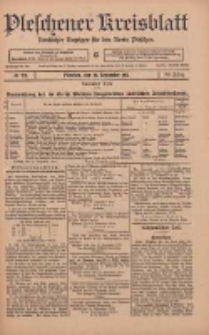 Pleschener Kreisblatt: Amtlicher Anzeiger für den Kreis Pleschen 1911.09.20 Jg.59 Nr75