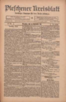 Pleschener Kreisblatt: Amtlicher Anzeiger für den Kreis Pleschen 1911.09.30 Jg.59 Nr78