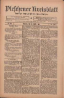 Pleschener Kreisblatt: Amtlicher Anzeiger für den Kreis Pleschen 1911.10.18 Jg.59 Nr83