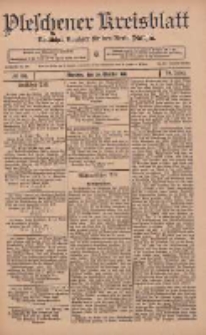 Pleschener Kreisblatt: Amtlicher Anzeiger für den Kreis Pleschen 1911.10.28 Jg.59 Nr86