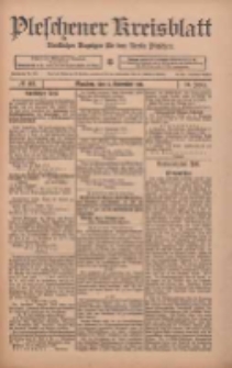 Pleschener Kreisblatt: Amtlicher Anzeiger für den Kreis Pleschen 1911.11.04 Jg.59 Nr88