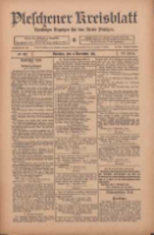 Pleschener Kreisblatt: Amtlicher Anzeiger für den Kreis Pleschen 1911.11.08 Jg.59 Nr89