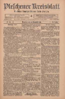 Pleschener Kreisblatt: Amtlicher Anzeiger f&uuml;r den Kreis Pleschen 1911.11.18 Jg.59 Nr92