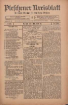 Pleschener Kreisblatt: Amtlicher Anzeiger f&uuml;r den Kreis Pleschen 1911.12.06 Jg.59 Nr97