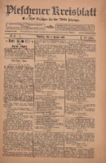 Pleschener Kreisblatt: Amtlicher Anzeiger für den Kreis Pleschen 1912.01.06 Jg.60 Nr2