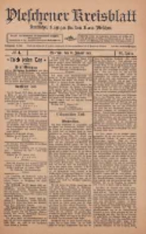 Pleschener Kreisblatt: Amtlicher Anzeiger f&uuml;r den Kreis Pleschen 1912.01.13 Jg.60 Nr4