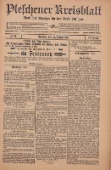 Pleschener Kreisblatt: Amtlicher Anzeiger f&uuml;r den Kreis Pleschen 1912.01.20 Jg.60 Nr6