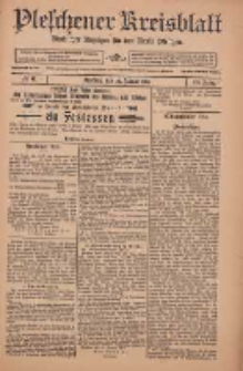 Pleschener Kreisblatt: Amtlicher Anzeiger für den Kreis Pleschen 1912.01.20 Jg.60 Nr6