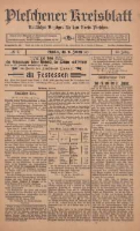 Pleschener Kreisblatt: Amtlicher Anzeiger f&uuml;r den Kreis Pleschen 1912.01.24 Jg.60 Nr7