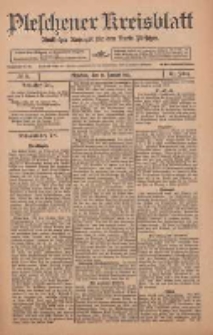 Pleschener Kreisblatt: Amtlicher Anzeiger f&uuml;r den Kreis Pleschen 1912.01.31 Jg.60 Nr9