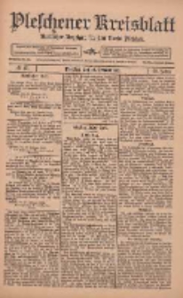 Pleschener Kreisblatt: Amtlicher Anzeiger für den Kreis Pleschen 1912.02.28 Jg.60 Nr17