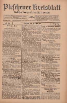 Pleschener Kreisblatt: Amtlicher Anzeiger f&uuml;r den Kreis Pleschen 1912.03.02 Jg.60 Nr18