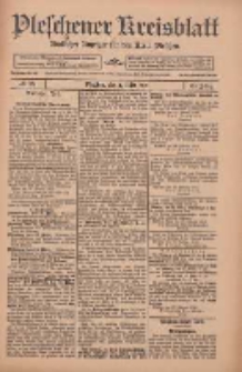 Pleschener Kreisblatt: Amtlicher Anzeiger für den Kreis Pleschen 1912.03.02 Jg.60 Nr18