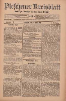 Pleschener Kreisblatt: Amtlicher Anzeiger f&uuml;r den Kreis Pleschen 1912.03.23 Jg.60 Nr24