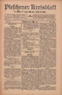 Pleschener Kreisblatt: Amtlicher Anzeiger für den Kreis Pleschen 1912.05.15 Jg.60 Nr39