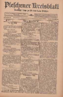 Pleschener Kreisblatt: Amtlicher Anzeiger f&uuml;r den Kreis Pleschen 1912.05.29 Jg.60 Nr43