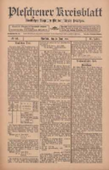 Pleschener Kreisblatt: Amtlicher Anzeiger f&uuml;r den Kreis Pleschen 1912.06.26 Jg.60 Nr51