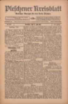 Pleschener Kreisblatt: Amtlicher Anzeiger für den Kreis Pleschen 1912.07.17 Jg.60 Nr57