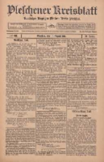 Pleschener Kreisblatt: Amtlicher Anzeiger für den Kreis Pleschen 1912.08.17 Jg.60 Nr66