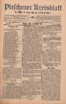 Pleschener Kreisblatt: Amtlicher Anzeiger für den Kreis Pleschen 1912.09.07 Jg.60 Nr72