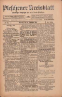 Pleschener Kreisblatt: Amtlicher Anzeiger für den Kreis Pleschen 1912.09.18 Jg.60 Nr75