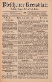 Pleschener Kreisblatt: Amtlicher Anzeiger f&uuml;r den Kreis Pleschen 1912.09.21 Jg.60 Nr76