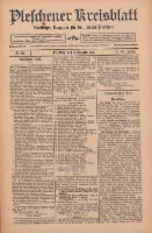 Pleschener Kreisblatt: Amtlicher Anzeiger für den Kreis Pleschen 1912.10.09 Jg.60 Nr81