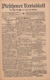 Pleschener Kreisblatt: Amtlicher Anzeiger f&uuml;r den Kreis Pleschen 1912.11.06 Jg.60 Nr89