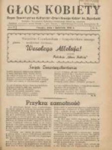 Głos Kobiety 1939.04.01 R.9 Nr4