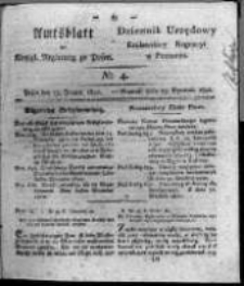 Amtsblatt der Königlichen Regierung zu Posen. 1821.01.23 Nro.4