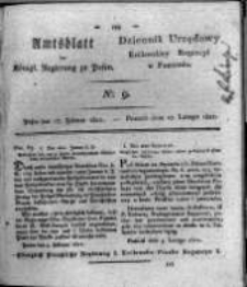 Amtsblatt der Königlichen Regierung zu Posen. 1821.02.27 Nro.9