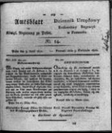 Amtsblatt der Königlichen Regierung zu Posen. 1821.04.03 Nro.14