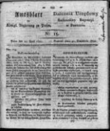 Amtsblatt der Königlichen Regierung zu Posen. 1821.04.10 Nro.15