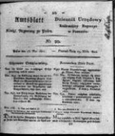 Amtsblatt der K&ouml;niglichen Regierung zu Posen. 1821.05.15 Nro.20