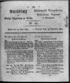 Amtsblatt der K&ouml;niglichen Regierung zu Posen. 1821.06.19 Nro.25
