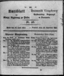 Amtsblatt der K&ouml;niglichen Regierung zu Posen. 1821.06.26 Nro.26
