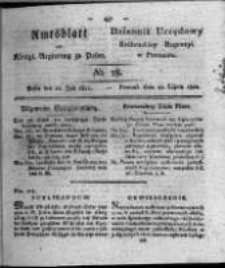 Amtsblatt der K&ouml;niglichen Regierung zu Posen. 1821.07.10 Nro.28