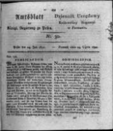 Amtsblatt der K&ouml;niglichen Regierung zu Posen. 1821.07.24 Nro.30