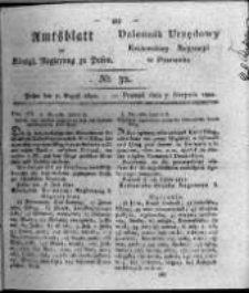 Amtsblatt der Königlichen Regierung zu Posen. 1821.08.07 Nro.32