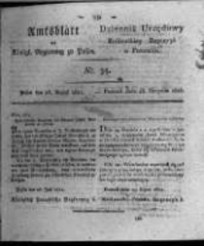 Amtsblatt der Königlichen Regierung zu Posen. 1821.08.28 Nro.35